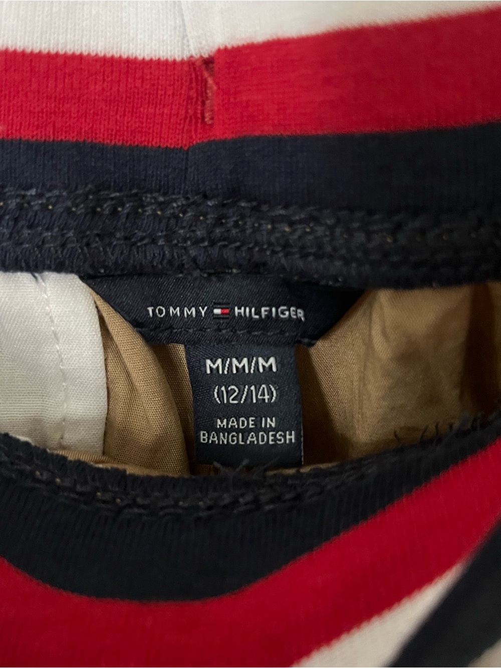 Tommy Hilfiger Boys Khaki Pull-On Chino Shorts Medium 12/14 NWT - Picture 3 of 4